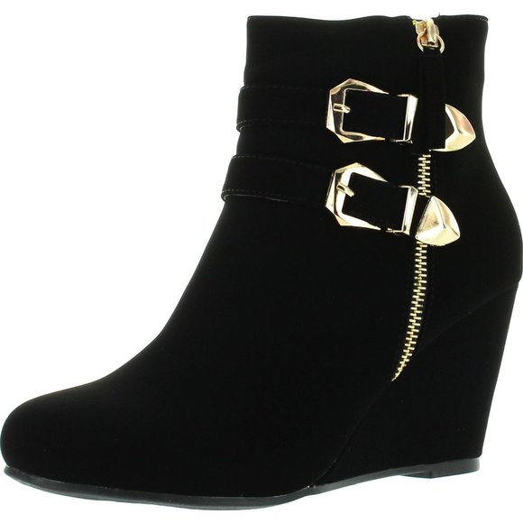 Shoes - Ladies Wedge Heel Booties
